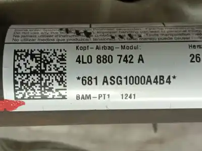 Автозапчасти б/у передняя правая подушка безопасности за audi q7 (4lb) 3.0 tdi quattro ссылки oem iam 4l0880742a  681asg1000a4b4
