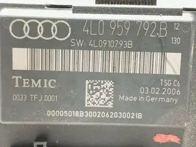 Tweedehands auto-onderdeel elektronische module voor audi q7 (4lb) 3.0 tdi quattro oem iam-referenties 4l0959792b  4l0910793b