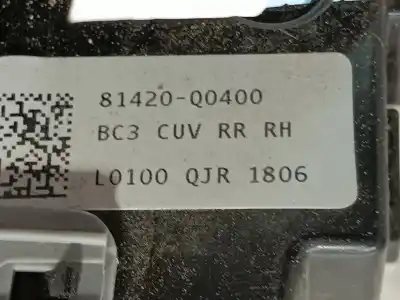 Автозапчастина б/у замок заднього правого дверя для hyundai bayon (bc3) 1.2 mpi посилання на oem iam 81420q0400  