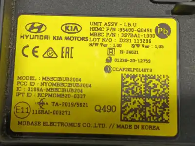 Автозапчастина б/у електронний модуль для hyundai bayon (bc3) 1.2 mpi посилання на oem iam 95400q0490  3s7ba11000