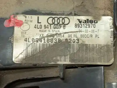 Peça sobressalente para automóvel em segunda mão farol / farolim esquerdo por audi q7 (4lb) 3.0 tdi quattro referências oem iam 4l0941029d  4l0941003b