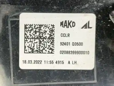 Автозапчасти б/у левый задний фонарь за hyundai bayon (bc3) 1.2 mpi ссылки oem iam 92401q0500  02088399900010