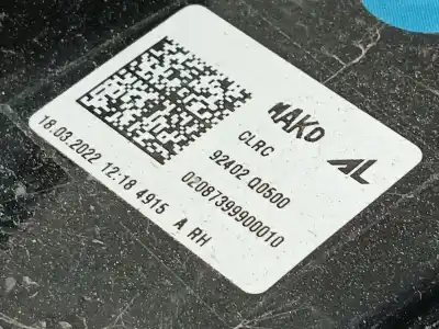 Автозапчасти б/у правый задний фонарь за hyundai bayon (bc3) 1.2 mpi ссылки oem iam 92402q0500  02087399900010