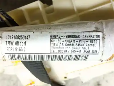 Peça sobressalente para automóvel em segunda mão airbag de cortina dianteiro esquerdo por bmw 7 (e65, e66, e67) 730 ld referências oem iam 72129143351  621264300027