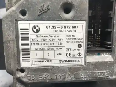 Second-hand car spare part ignition switch for bmw 7 (e65, e66, e67) 730 ld oem iam references 61326943826  61326972687