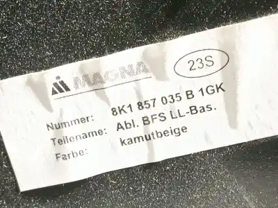 Автозапчастина б/у бардачок для audi a4 b8 (8k2) 2.0 tfsi посилання на oem iam 8k1857104b1gk  8k1857035b