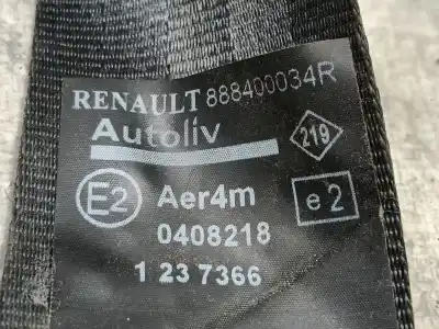Автозапчасти б/у задний левый ремень безопасности за renault fluence (l3_) 1.5 dci (l30d, l30l, l306, l33f, l33l, l33m, l33v, l33w) ссылки oem iam 888400034r  