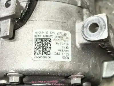 Автозапчастина б/у компресор кондиционера для hyundai bayon (bc3) 1.2 mpi посилання на oem iam 97701q0000  