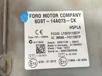 Peça sobressalente para automóvel em segunda mão módulo eletrônico por ford s-max (ca1) trend referências oem iam   6g9t14a073ck