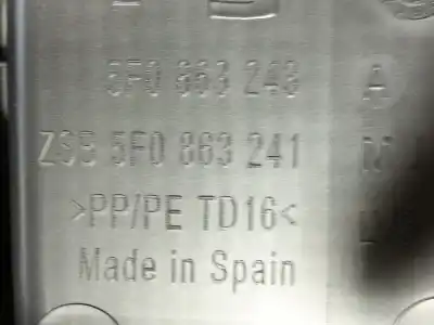 Автозапчастина б/у центральний подлокник для seat leon (5f1) 2.0 tdi посилання на oem iam 5f0863243avs9 5f0863243a 