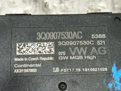 İkinci el araba yedek parçası elektronik modül için seat leon (5f1) 2.0 tdi oem iam referansları 3q0907530ac  3q0907530ac