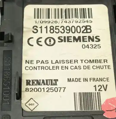 Peça sobressalente para automóvel em segunda mão comutador de ignição por renault grand scénic ii (jm0/1_) 1.5 dci (jm02. jm13) referências oem iam 8200125077  s118539002b