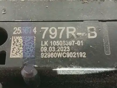 Second-hand car spare part multifunction switch for renault captur ii evolution oem iam references 255674797r  255674797rb