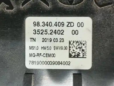 Автозапчасти б/у отопление / кондиционирование воздуха за citroen berlingo (er_, ec_) 1.5 bluehdi 100 ссылки oem iam 98075413zd  98340409zd