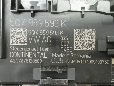 Автозапчастина б/у модуль комфорт для seat leon (5f1) 2.0 tdi посилання на oem iam 5q4959593k  5q4959593k