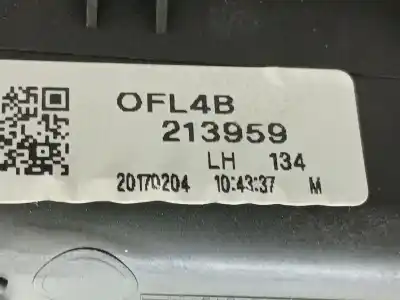Second-hand car spare part left front power window switch for opel mokka / mokka x (j13) 1.4 (_76) oem iam references 95393726  95025518600r