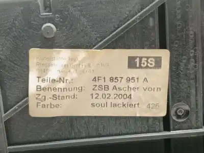 Автозапчастина б/у центральна консоль для audi a6 c6 (4f2) 2.7 tdi посилання на oem iam 4f1864261h1ha  4f1864261