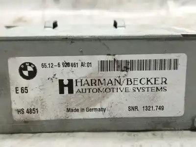 Second-hand car spare part electronic module for bmw 7 (e65, e66, e67) 730 ld oem iam references 65126920461  65126920461
