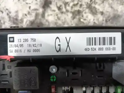 Second-hand car spare part fuse box unit for opel astra h (a04) 1.4 (l48) oem iam references 93189655  13206750