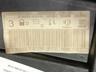 Second-hand car spare part driver left window regulator for mazda 2 (dy) 1.25 (dy3w) oem iam references g22c5858xc  a219a65