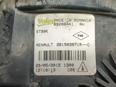 Second-hand car spare part right fog light for renault captur i (j5_, h5_) 0.9 tce 90 oem iam references 261503971r  89208441