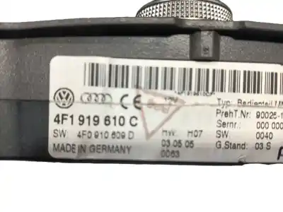 Second-hand car spare part switch for audi a6 berlina (4f2) 2.0 tdi oem iam references 4f1919610t  4f1919610c