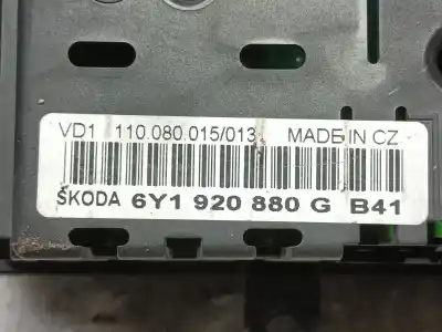 Автозапчасти б/у приборная доска за skoda fabia i (6y2) 1.4 ссылки oem iam 6y1920880gkd0  110080015013