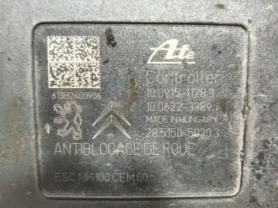 Peça sobressalente para automóvel em segunda mão abs por peugeot 208 access referências oem iam 1610134480  9806891780