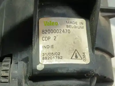 Автозапчастина б/у правий протитуман для renault clio ii fase ii (b/cb0) authentique посилання на oem iam 8200002470  8200002470