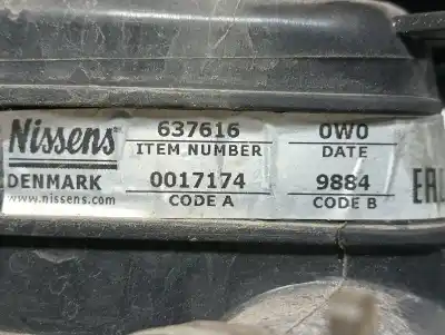 Автозапчастина б/у водяний радіатор для renault fluence (l3_) 1.5 dci (l30d, l30l, l306, l33f, l33l, l33m, l33v, l33w) посилання на oem iam 214100068r  637616