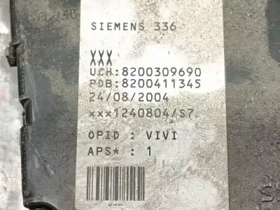 Автозапчастина б/у ебу контролер двигуна для renault megane ii (bm0/1_, cm0/1_) 1.9 dci (bm0g, cm0g) посилання на oem iam 8200386508  0281011776