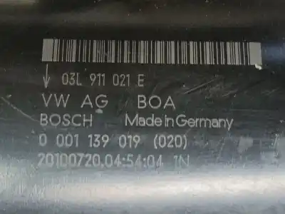 Автозапчастина б/у двигун запускається для audi a4 b8 (8k2) 2.0 tdi посилання на oem iam 03l911021g  0001139019