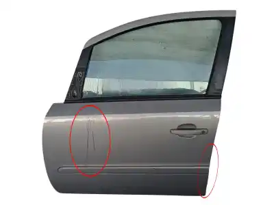 Peça sobressalente para automóvel em segunda mão porta da frente esquerda por opel zafira / zafira family b (a05) 1.9 cdti (m75) referências oem iam 13203013