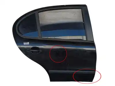 Peça sobressalente para automóvel em segunda mão PORTA DO AUTOMÓVEL TRASEIRA DIREITA por SEAT LEON (1M1)  Referências OEM IAM 1M0833056P  