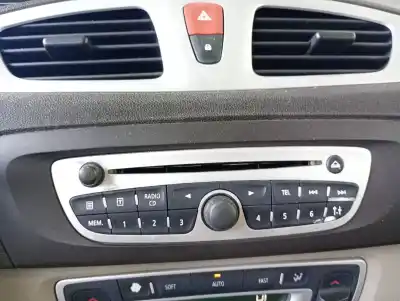 Second-hand car spare part audio system / radio cd for renault grand scénic iii (jz0/1_) 1.9 dci oem iam references   7649190391