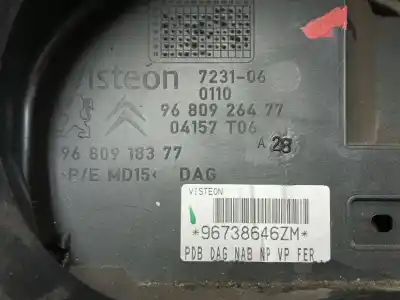 Second-hand car spare part dashboard for citroen berlingo multispace (b9) 1.6 hdi 90 oem iam references 8231yf 96738646zm 