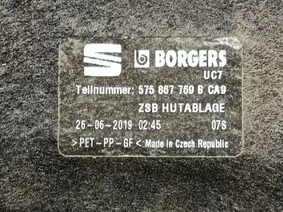 Автозапчастина б/у задній лоток для seat ateca (kh7, khp) 1.5 tsi посилання на oem iam 575867769bca9  