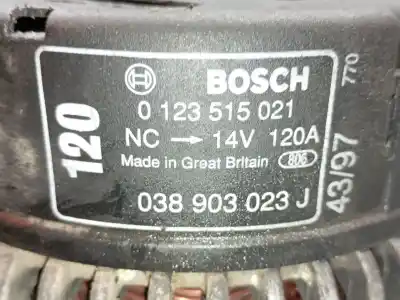 Pezzo di ricambio per auto di seconda mano alternatore per audi a3 (8l1) 1.9 tdi riferimenti oem iam 28903018x  038903023j