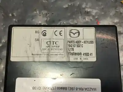 Second-hand car spare part electronic module for mazda rx-8 (se) básico (170kw) oem iam references   fe42675dzc