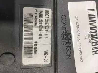 Second-hand car spare part bsi control unit for citroen c4 i (lc_) 1.6 hdi oem iam references   216760315b