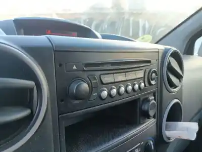 Second-hand car spare part audio system / radio cd for citroen berlingo multispace (b9) 1.6 hdi 90 oem iam references 