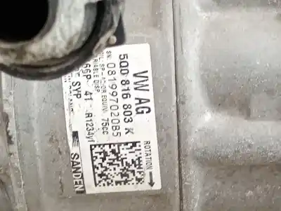 İkinci el araba yedek parçası klima kompresörü için volkswagen polo vi (aw1, bz1, ae1) 1.6 tdi oem iam referansları 5q0816803h  081997020b5