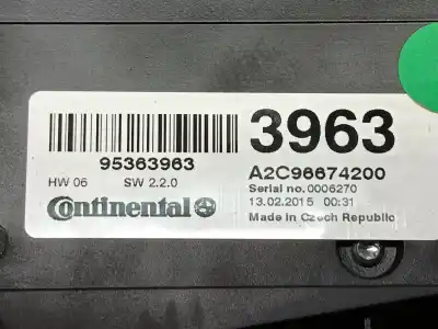 Second-hand car spare part heating / air conditioning control panel for opel mokka / mokka x (j13) 1.4 (_76) oem iam references 13474051  a2c966745200