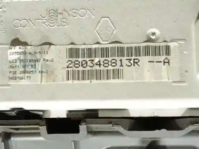 Second-hand car spare part multifunction display for renault fluence (l3_) 1.5 dci (l30d, l30l, l306, l33f, l33l, l33m, l33v, l33w) oem iam references 280348813r  1021648001