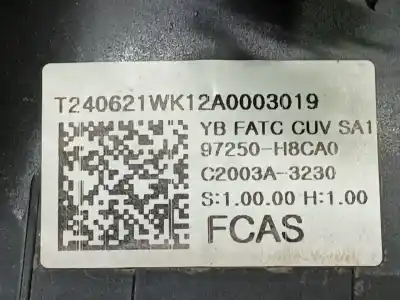 Pezzo di ricambio per auto di seconda mano controllo riscaldamento / aria condizionata per kia stonic (yb) 1.0 t-gdi eco-dynamics+ riferimenti oem iam   97250h8ca0