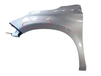 Peça sobressalente para automóvel em segunda mão guarda-lamas dianteiro esquerdo por peugeot 2008 i (cu_) 1.6 bluehdi 100 referências oem iam 9678733480
