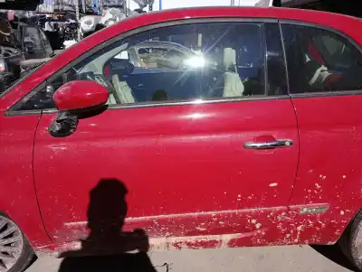Peça sobressalente para automóvel em segunda mão porta da frente esquerda por fiat 500 (312_) 1.3 d multijet (312axe1a) referências oem iam 0000052136363