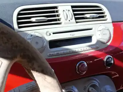 Peça sobressalente para automóvel em segunda mão sistema de áudio / rádio cd por fiat 500 (312_) 1.3 d multijet (312axe1a) referências oem iam 735523958