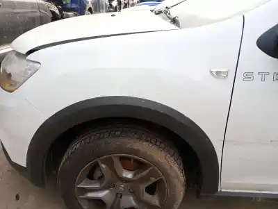 Peça sobressalente para automóvel em segunda mão guarda-lamas dianteiro esquerdo por dacia sandero ii tce 90 (b8m1, b8ma) referências oem iam 631019973r