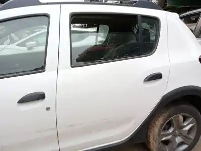 Peça sobressalente para automóvel em segunda mão porta do automóvel traseira esquerda por dacia sandero ii tce 90 (b8m1, b8ma) referências oem iam 821017625r